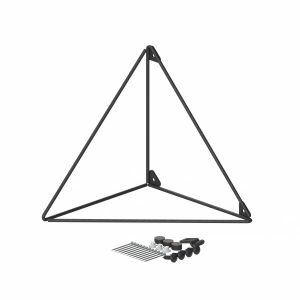 【平安伸銅工業】平安伸銅工業 トライアングルフレーム L ブラック WPK-68