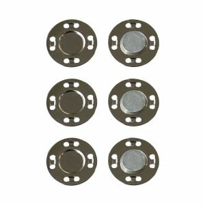 【日本紐釦貿易 Nippon Chuko】NBK 縫い付マグネット シルバー 20mm 3組 SM8-S 日本紐釦貿易