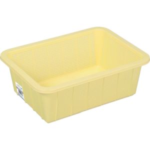 【新輝合成 トンボ TONBO】トンボ アシスト抗菌 角ざる 深 1型 イエロー TONBO 新輝合成