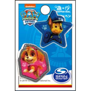 【ミノダ】ミノダ パウ パトロール アイロンワッペン 小 チェイス & スカイ T01Y2345 【ミノダ】ミノダ パウ パトロール アイロンワッペン 小 チェイス & スカイ T01Y2345