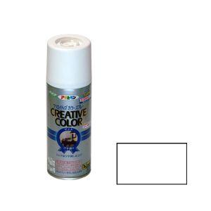 【アサヒペン】アサヒペン クリエイティブカラースプレー 300ML 57マットホワイト
