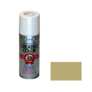 【アサヒペン】アサヒペン クリエイティブカラースプレー 420ML 91ゴールド