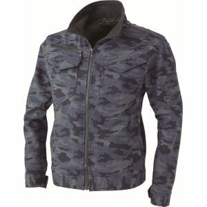 【中国産業 ホップスコット】中国産業 9488-42-M ドットブルゾン 迷彩灰 M