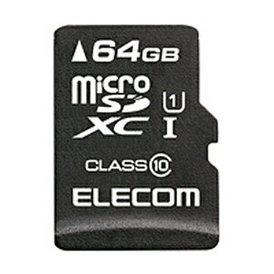 ڥ쥳(ELECOM)MicroSDXC/ǡ쥵ӥ/Class10/64GB MF-MSD064GC10R