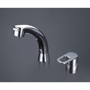 【KVK】KVK FSL121DZET 寒シングルレバー洗髪シャワー e