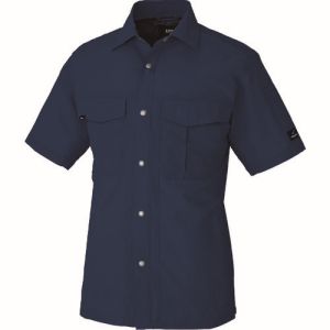【アイトス】アイトス 1637-008-3L 半袖シャツ 男女兼用 ネイビー 3Lサイズ