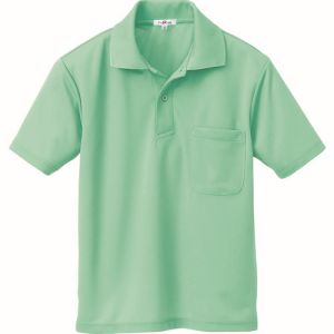 【アイトス】アイトス 10579-005-4L 吸汗速乾 クールコンフォート 半袖ポロシャツ 男女兼用 ミントグリーン 4Lサイズ