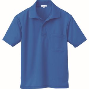 【アイトス】アイトス 10579-006-6L 吸汗速乾 クールコンフォート 半袖ポロシャツ 男女兼用 ロイヤルブルー 6Lサイズ