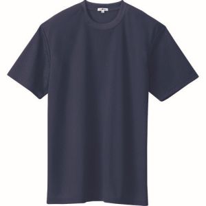 【アイトス】アイトス 10574-008-LL 吸汗速乾 クールコンフォート 半袖Tシャツ ポケット無し 男女兼用 ネイビー LLサイズ