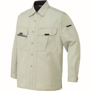 【アイトス】アイトス 9035-005-3L 長袖シャツ 男女兼用 アースグリーン 3Lサイズ