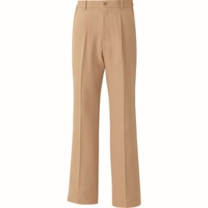 【アイトス】アイトス 7643-032-S メンズシャーリングパンツ 1タック モカ S