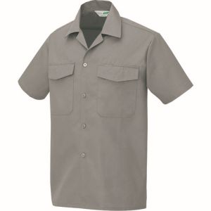 【アイトス】アイトス 561-004-M 7650半袖シャツ 男女兼用 グレー M