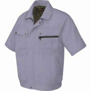 【アイトス】アイトス 5591-076-LL 半袖ブルゾン 無地 男女兼用 ミストバイオレット LL