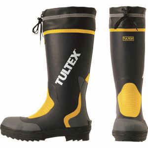 【アイトス】アイトス AZ4702-010-25.5 安全ゴム長靴 ブラックxレッド 25.5cm