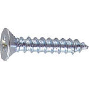 【トラスコ TRUSCO】トラスコ B708-0412 皿頭タッピングねじ 三価白 サイズM4×12 101本入 1PK TRUSCO