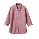 【住商モンブラン】住商モンブラン WC2221-5 ブラウス レディス 7分袖 ワインチェック 15 レディス
