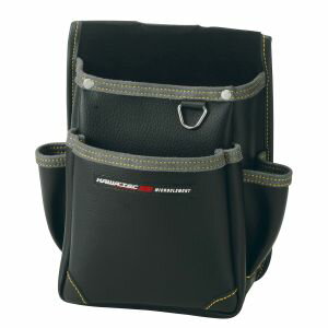 【プロスター PROSTAR】プロスター KE-822B New Kw2 電工用腰袋2段 BK ブラック