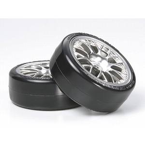 【タミヤ TAMIYA】タミヤ 54021 OP.1021メッキMホイール接着スーパーDタイヤ TAMIYA