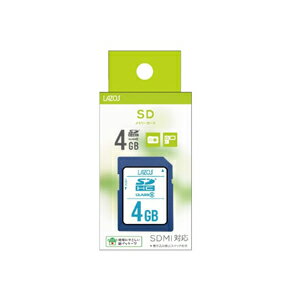 【LAZOS】ラソス L-B4SDH6 SD 4GB Class6 LAZOS 【LAZOS】ラソス L-B4SDH6 SD 4GB Class6 LAZOS