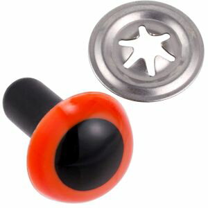 【日本紐釦貿易 Nippon Chuko】NBK クリスタルアイ 15mm 8個 レッド CE232 日本紐釦貿易