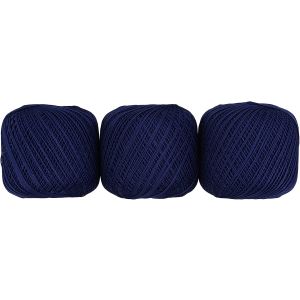 【オリムパス】オリムパス エミーグランデ レース糸 合細 Col.357 ブルー系 50g 約218m x 3玉セット EMMY-357(3)