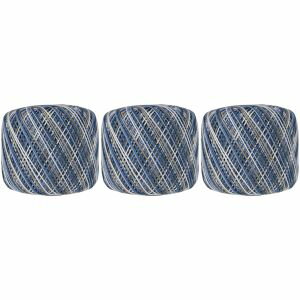 【オリムパス】オリムパス エミーグランデ カラフル レース糸 合細 Col.C10 グレー系 25g 約110m 3玉セット EMMYC-C10