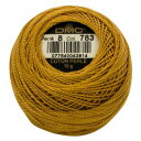 【DMC】DMC 8番糸 刺繍糸 パール コットンパール糸 80m #783 DMC8-783