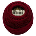 【DMC】DMC 8番糸 刺繍糸 パール コットンパール糸 80m #815 赤系 DMC8-815