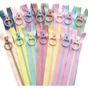 【日本紐釦貿易 Nippon Chuko】NBK コンビファスナー 20cm 15色各1本入 3VSC20-N15MIX 日本紐釦貿易