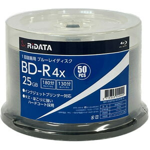 ڥ饤ǡ RIDATARIDATA BR130EPW4X.50SP A BD-R 25GB 4® 50