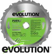 フューリー1（FURY1）用替刃 切断チップソー 190mmエボリューション EVOLUTION エボリューション 190TCT フューリー1 替刃 切断チップソー 190mm