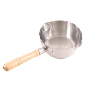 【カンダ】カンダ ステンレス 深型 雪平鍋 両口 大注ぎ口付 21cm