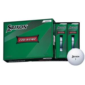 【ダンロップ DUNLOP】ダンロップ SRIXON TRI-STAR ホワイト 12球入