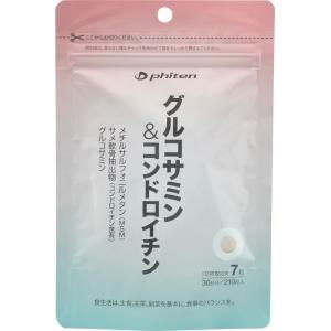 「年齢を重ねて感じる数々の不調に」。軟骨成分「グルコサミン」・「コンドロイチン」に加え、優しくいたわる成分「MSM」を配合。年齢を重ね、日常やスポーツ時などに起こる不調の数々にオススメ。イキイキとした毎日をお手伝いします。成分:メチルサルフォニルメタン(MSM)、鮫軟骨抽出物(コンドロイチン含有)、コラーゲンペプチド、ヒアルロン酸、タマネギ外皮エキス末/グルコサミン、セルロース、酸化ケイ素、グリセリン脂肪酸エステル、シェラック、(一部にエビ・カニ・豚肉を含む)栄養成分表示(1日7粒あたり):エネルギー/9kcal、たんぱく質/0.4g、脂質/0.02g、炭水化物/2g、食塩相当量/0.03g、メチルサルフォニルメタン(MSM)/1141mg、グルコサミン/336mg、鮫軟骨抽出物(コンドロイチン含有)/336mg内容量:67.2g(320mg×210粒 )技術:ベースウォーター1日摂取目安:7粒原産国:日本