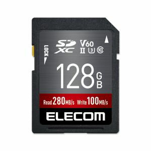 yGR ELECOMzGR MF-FS128GU23V6R SDXCJ[h f[^T[rXt UHS-II V60 128GB