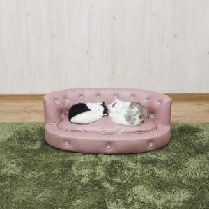 送料無料！！【後藤家具物産】後藤家具物産 引っかきキズに強い特殊生地を採用 チェスターフィールド風..