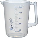 【トラスコ中山 TRUSCO】トラスコ中山 HPB-2000 ポリプロピレン青目盛ビーカー 2000ml 取手付