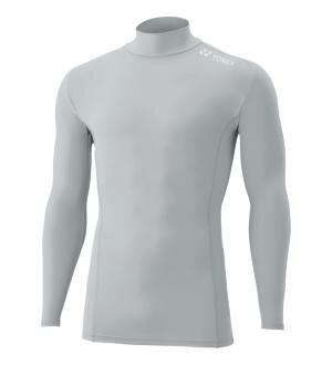 【ヨネックス YONEX】ヨネックス メンズ レディース ボディケア ハイネック長袖シャツ STBF1015 シルバー 017 M