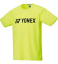 【ヨネックス YONEX】ヨネックス メンズ レディース テニス ドライTシャツ 16501 シャインイエロー 402 S