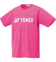 【ヨネックス YONEX】ヨネックス メンズ レディース テニス ドライTシャツ 16501 ネオンピンク 705 SS