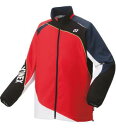 【ヨネックス YONEX】ヨネックス メンズ レディース テニス 裏地付ウィンドウォーマーシャツ 70087 サンセットレッド 496 SS