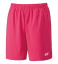 【ヨネックス YONEX】ヨネックス ウィメンズ テニス ニットハーフパンツ 25068 ブライトピンク 122 L