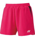 【ヨネックス YONEX】ヨネックス ウィメンズ テニス ニットショートパンツ 25069 ブライトピンク 122 L