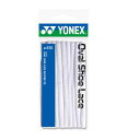 【ヨネックス YONEX】ヨネックス テニス オーバルシューレース AC570 ホワイト 011 150(4)
