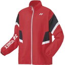 【ヨネックス YONEX】ヨネックス メンズ レディース テニス 裏地付ウォームアップシャツ 50128 サンセットレッド 496 S