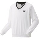 【ヨネックス YONEX】ヨネックス メンズ レディース テニス トレーナー 32032 ホワイト 011 S