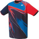 【ヨネックス YONEX】ヨネックス メンズ レディース テニス ゲームシャツ 10475 ネイビーブルー 019 SS