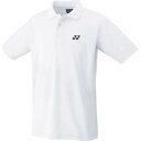 【ヨネックス YONEX】ヨネックス ユニセックス テニス ゲームシャツ 10800 ホワイト 011 L