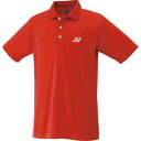 【ヨネックス YONEX】ヨネックス ユニセックス テニス ゲームシャツ 10800 サンセットレッド 496 L