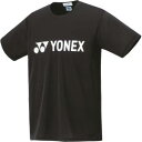 【ヨネックス YONEX】ヨネックス ジュニア テニス ドライTシャツ 16501J ブラック 007 J130